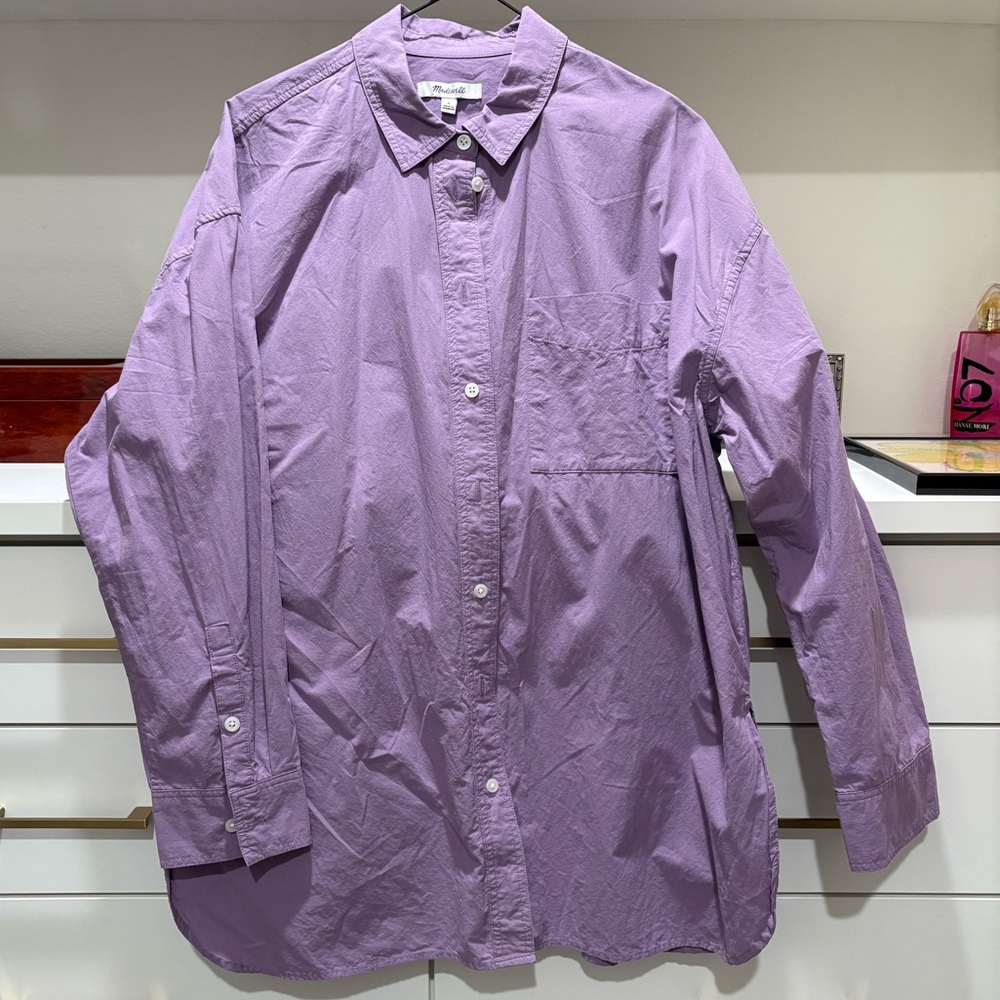 Madewell Poplin oversized shirt